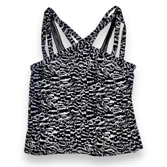Fabletics Leopard Print Strappy Tank Top Sz M - Picture 2 of 12